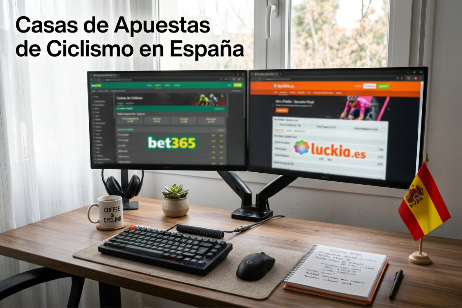 Comparativa de casas de apuestas para ciclismo en España